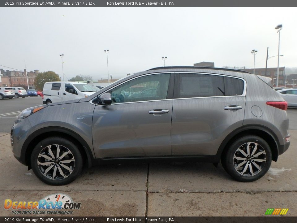 2019 Kia Sportage EX AWD Mineral Silver / Black Photo #6