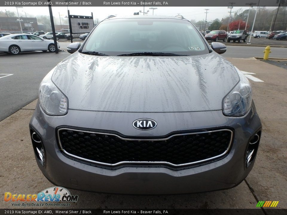 2019 Kia Sportage EX AWD Mineral Silver / Black Photo #8