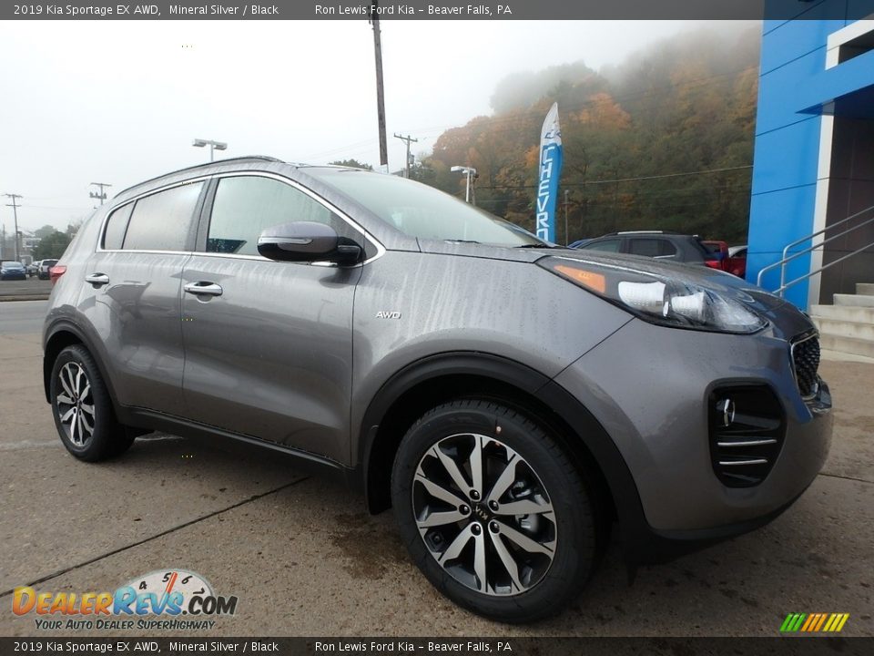 2019 Kia Sportage EX AWD Mineral Silver / Black Photo #9
