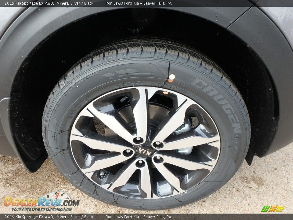 2019 Kia Sportage EX AWD Mineral Silver / Black Photo #10