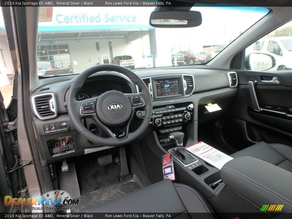 2019 Kia Sportage EX AWD Mineral Silver / Black Photo #13