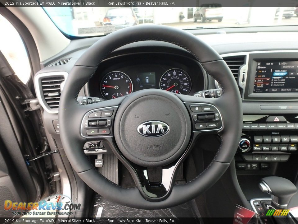 2019 Kia Sportage EX AWD Mineral Silver / Black Photo #18