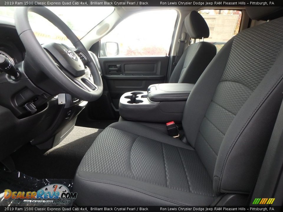 2019 Ram 1500 Classic Express Quad Cab 4x4 Brilliant Black Crystal Pearl / Black Photo #9