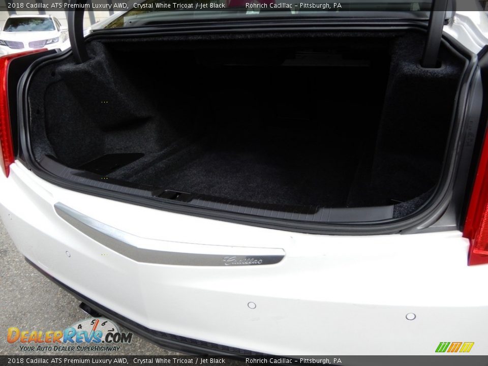 2018 Cadillac ATS Premium Luxury AWD Crystal White Tricoat / Jet Black Photo #22