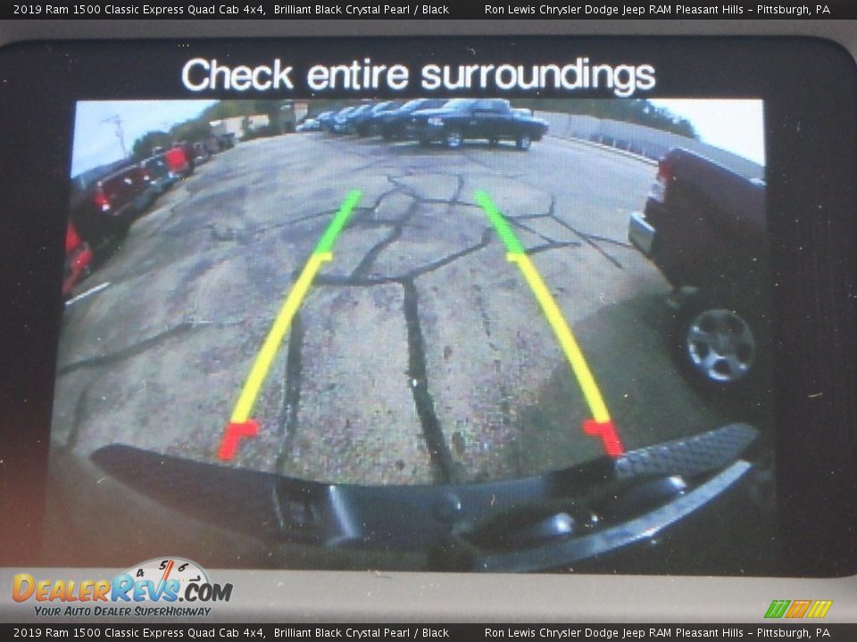2019 Ram 1500 Classic Express Quad Cab 4x4 Brilliant Black Crystal Pearl / Black Photo #15