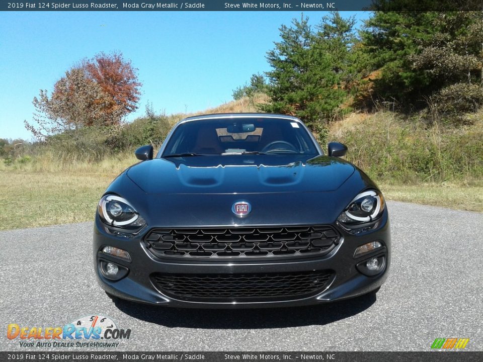 2019 Fiat 124 Spider Lusso Roadster Moda Gray Metallic / Saddle Photo #4