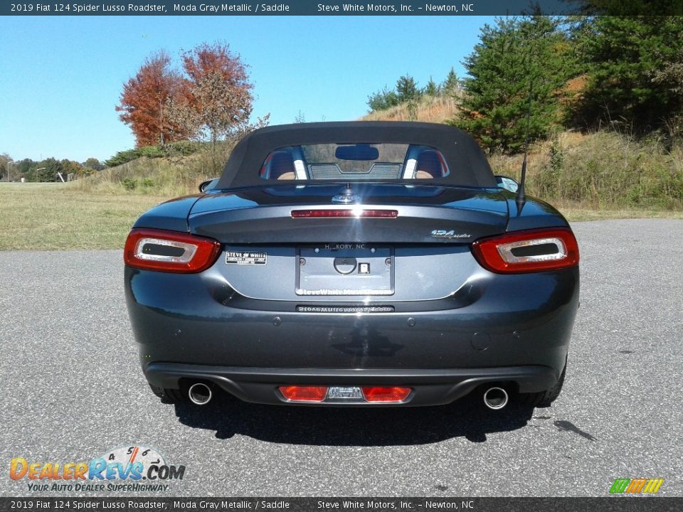 2019 Fiat 124 Spider Lusso Roadster Moda Gray Metallic / Saddle Photo #8