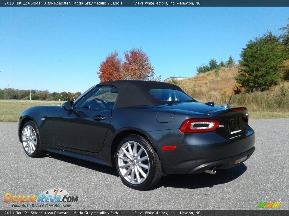 2019 Fiat 124 Spider Lusso Roadster Moda Gray Metallic / Saddle Photo #9