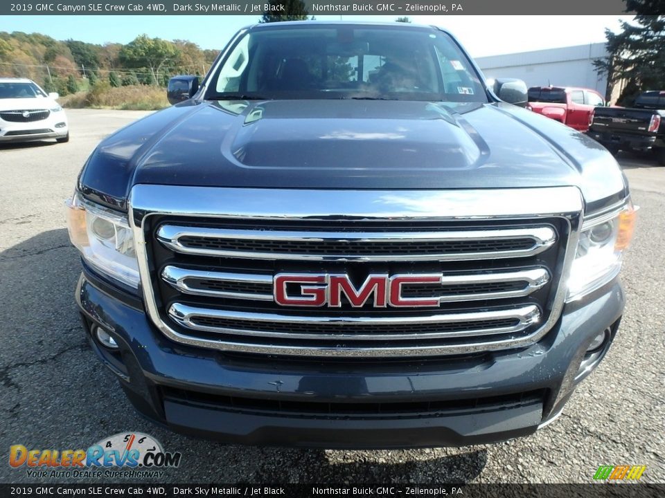 2019 GMC Canyon SLE Crew Cab 4WD Dark Sky Metallic / Jet Black Photo #2