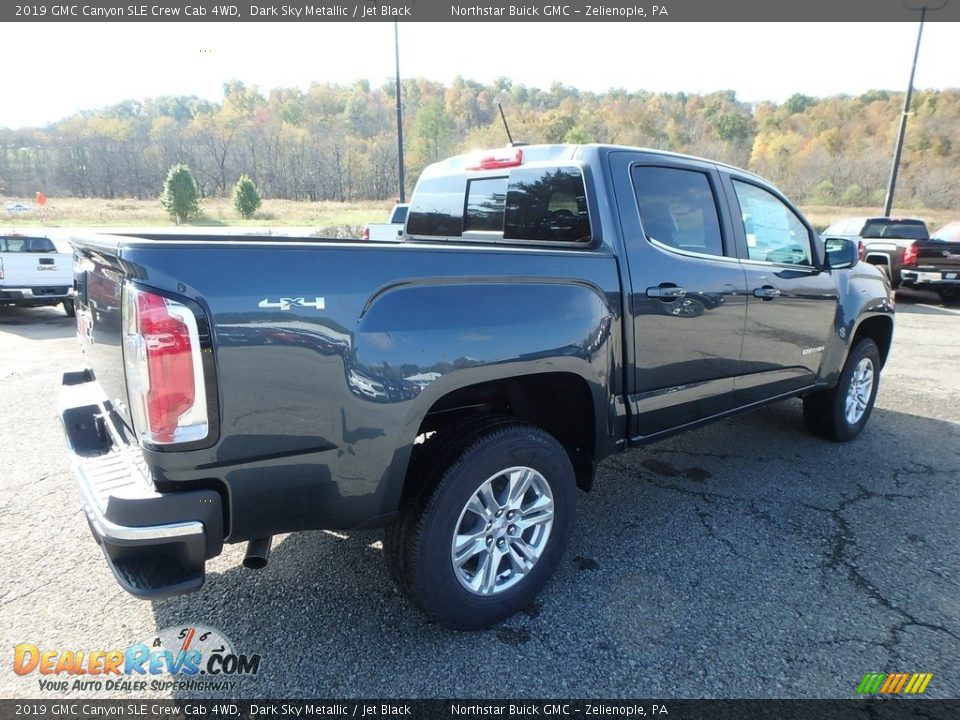 2019 GMC Canyon SLE Crew Cab 4WD Dark Sky Metallic / Jet Black Photo #5