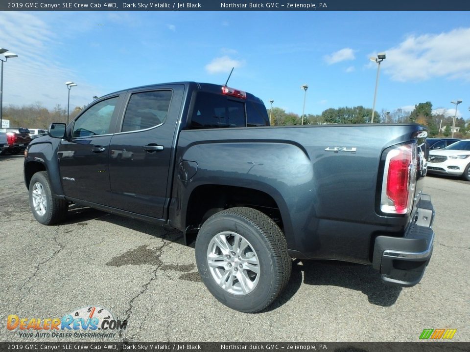 2019 GMC Canyon SLE Crew Cab 4WD Dark Sky Metallic / Jet Black Photo #7
