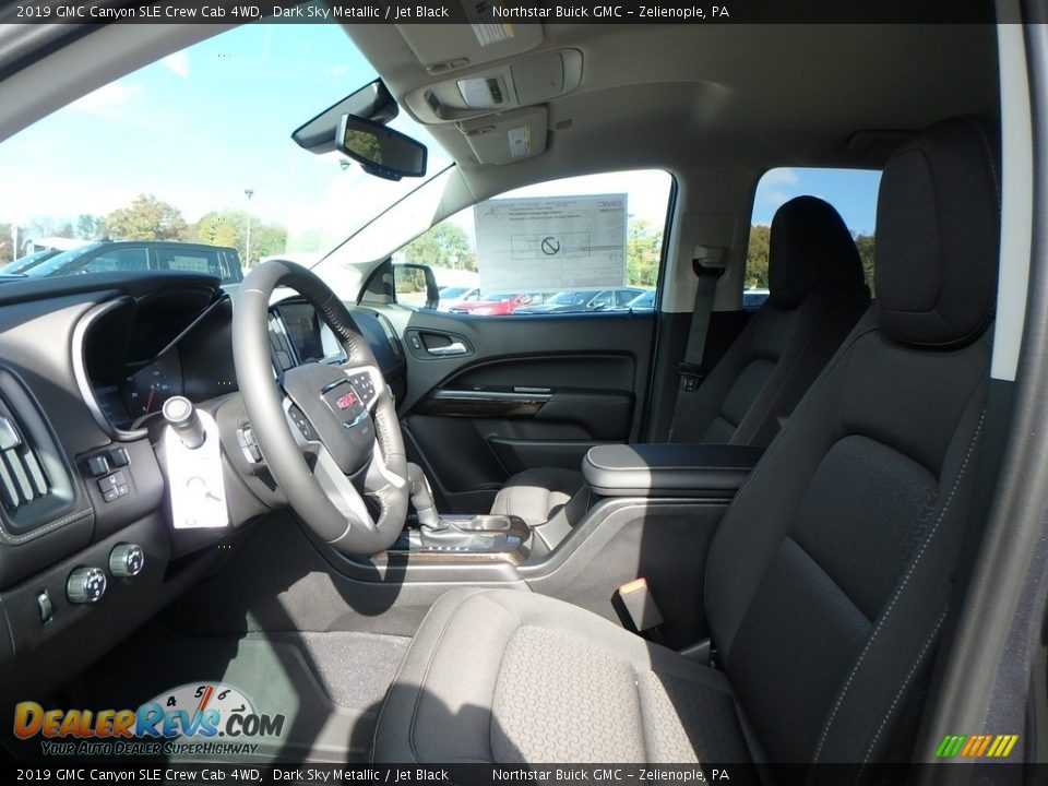 2019 GMC Canyon SLE Crew Cab 4WD Dark Sky Metallic / Jet Black Photo #10