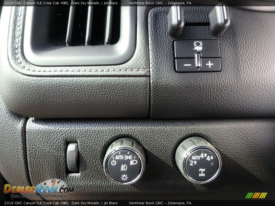 2019 GMC Canyon SLE Crew Cab 4WD Dark Sky Metallic / Jet Black Photo #14