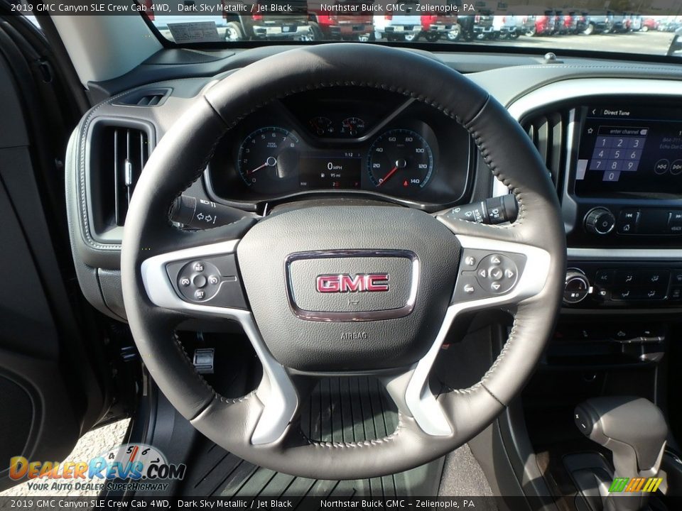 2019 GMC Canyon SLE Crew Cab 4WD Dark Sky Metallic / Jet Black Photo #17