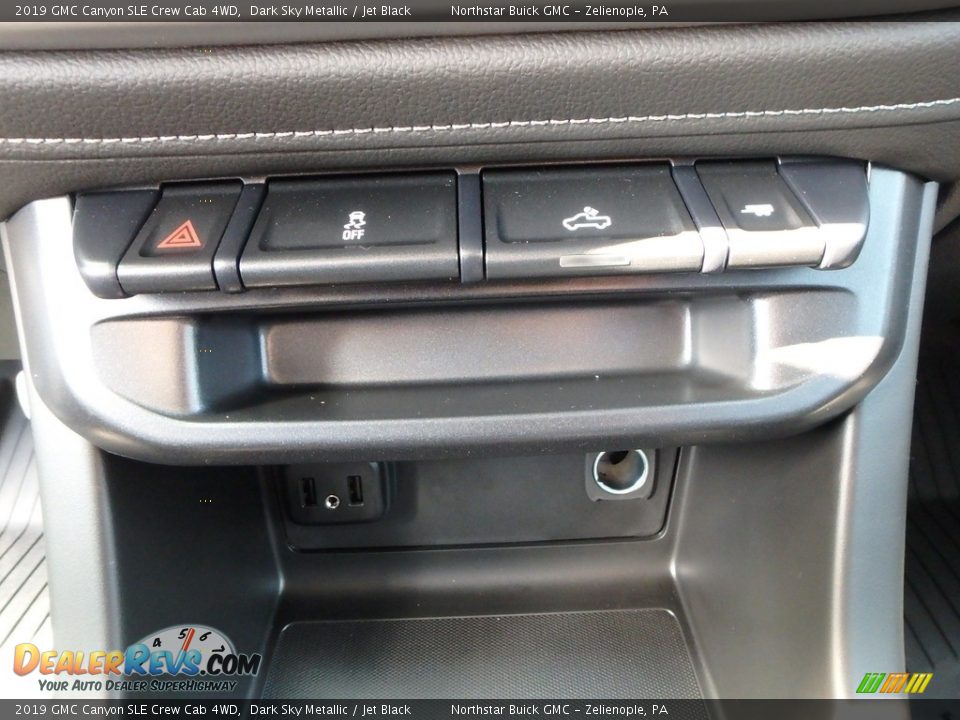 2019 GMC Canyon SLE Crew Cab 4WD Dark Sky Metallic / Jet Black Photo #19