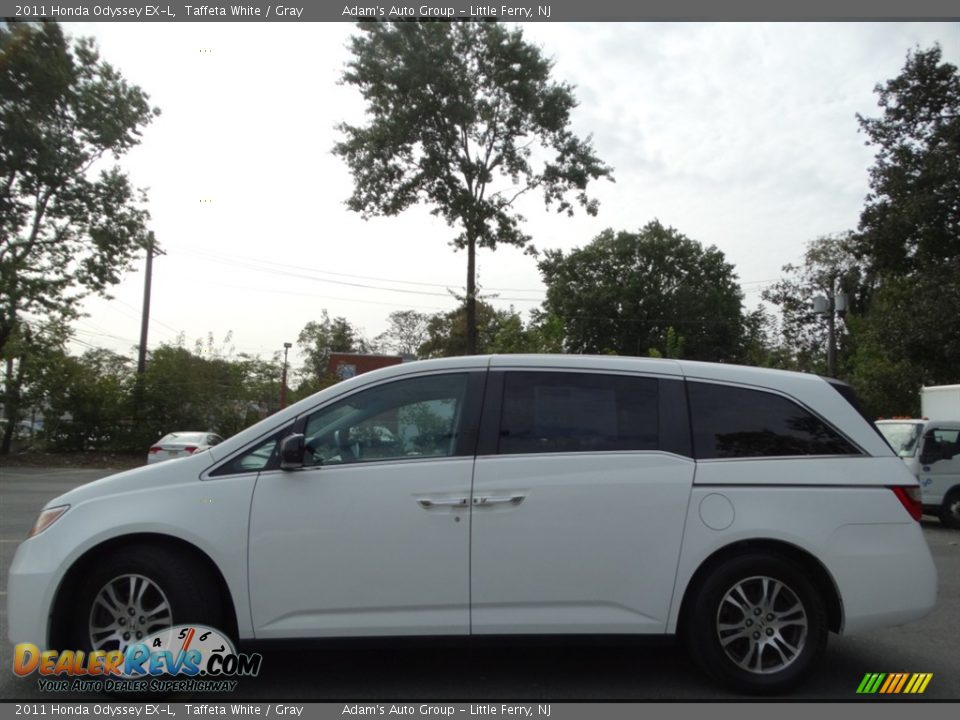 2011 Honda Odyssey EX-L Taffeta White / Gray Photo #7