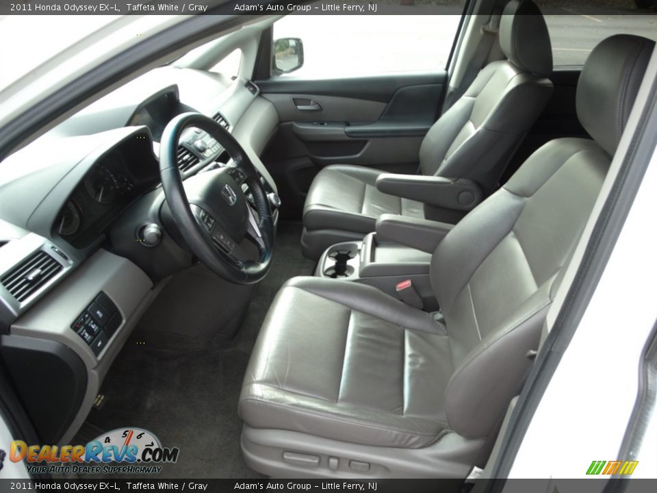 2011 Honda Odyssey EX-L Taffeta White / Gray Photo #8