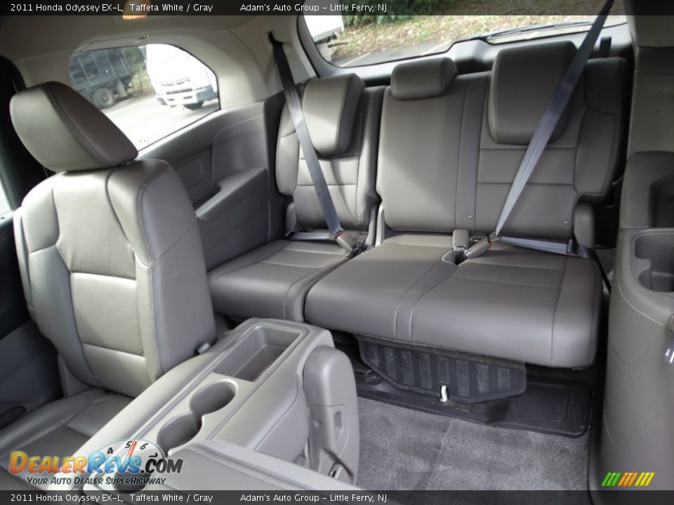 2011 Honda Odyssey EX-L Taffeta White / Gray Photo #20