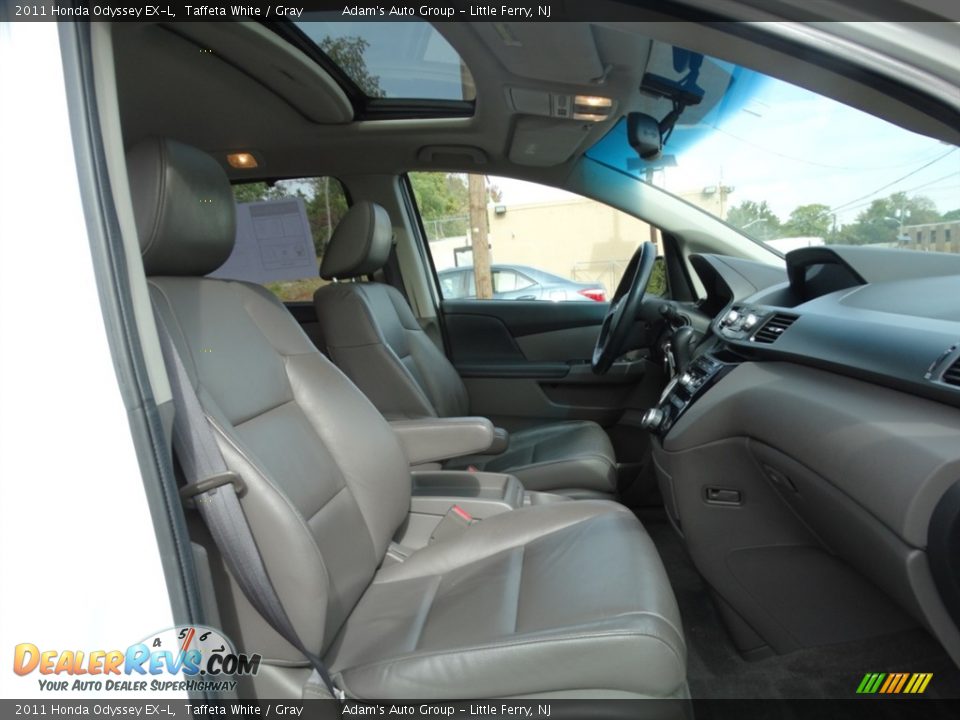 2011 Honda Odyssey EX-L Taffeta White / Gray Photo #27