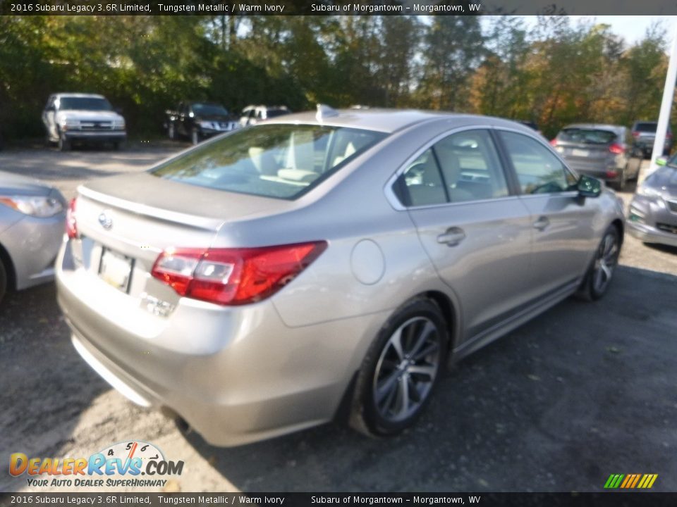 2016 Subaru Legacy 3.6R Limited Tungsten Metallic / Warm Ivory Photo #4
