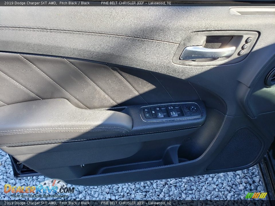 2019 Dodge Charger SXT AWD Pitch Black / Black Photo #8