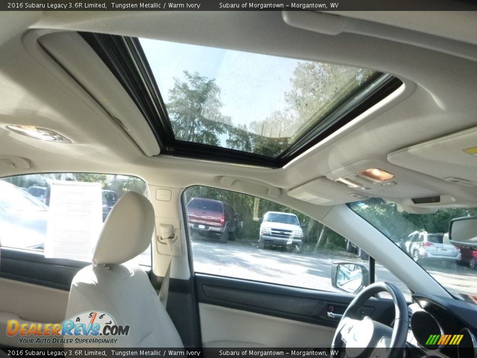 2016 Subaru Legacy 3.6R Limited Tungsten Metallic / Warm Ivory Photo #10