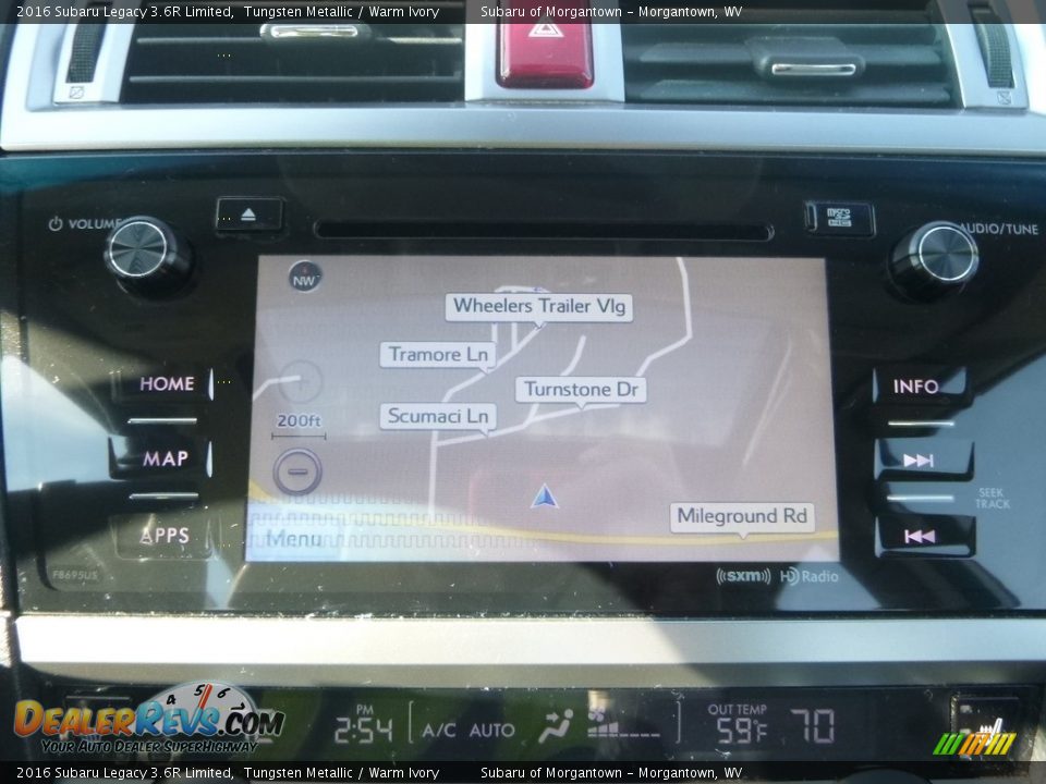 2016 Subaru Legacy 3.6R Limited Tungsten Metallic / Warm Ivory Photo #15