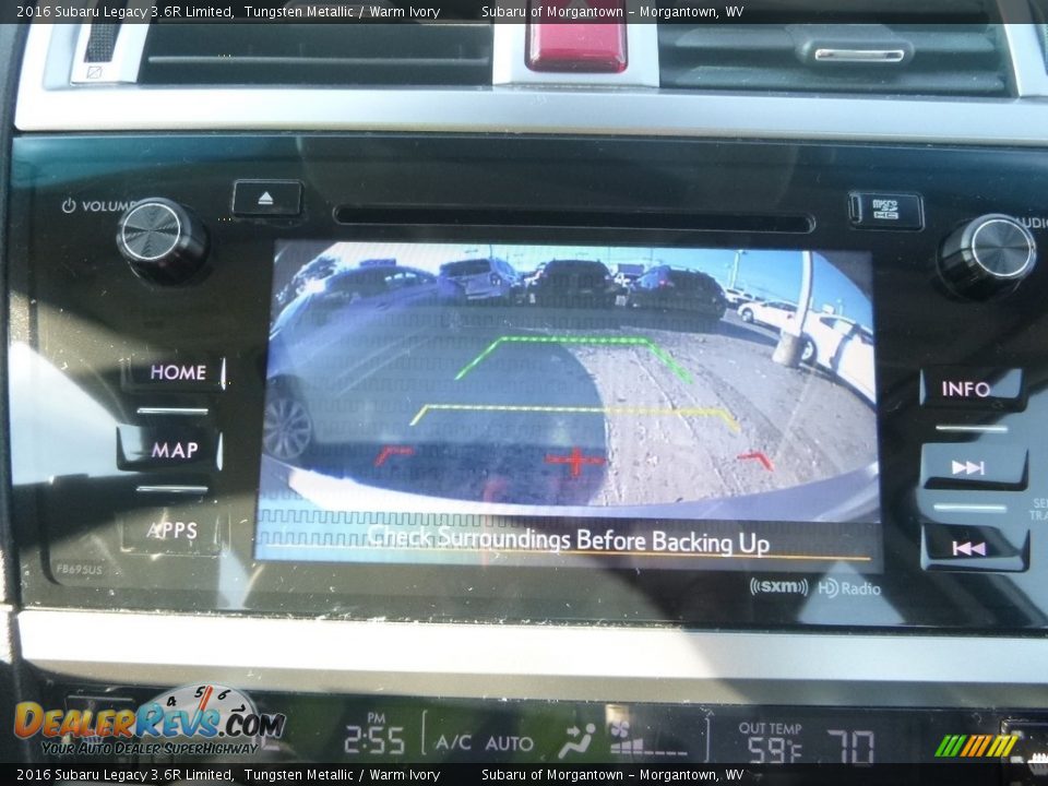 2016 Subaru Legacy 3.6R Limited Tungsten Metallic / Warm Ivory Photo #16