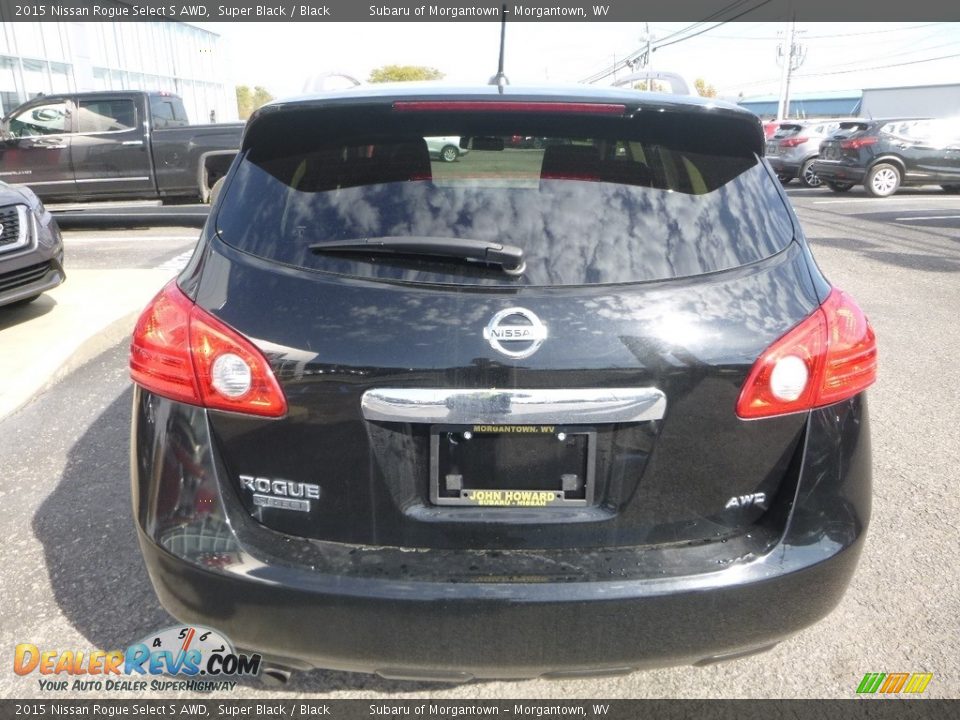 2015 Nissan Rogue Select S AWD Super Black / Black Photo #5