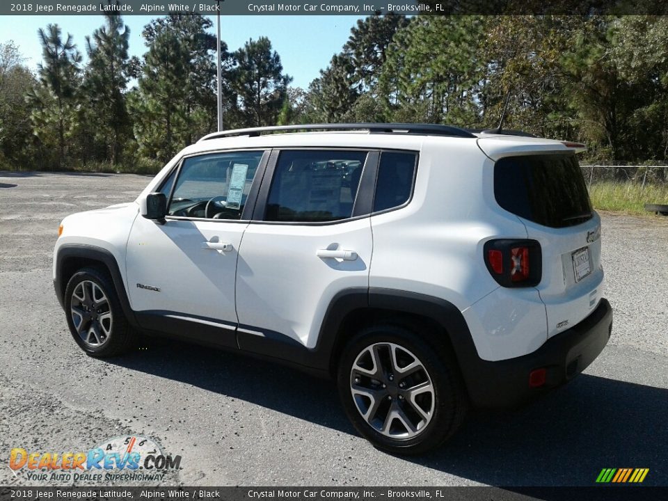 2018 Jeep Renegade Latitude Alpine White / Black Photo #3