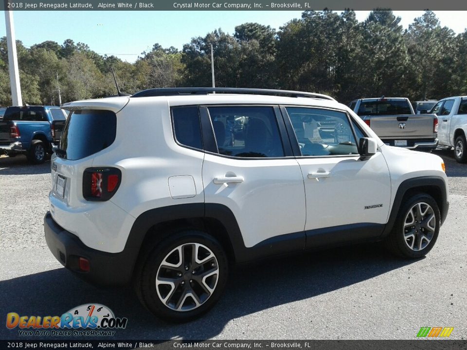 2018 Jeep Renegade Latitude Alpine White / Black Photo #5