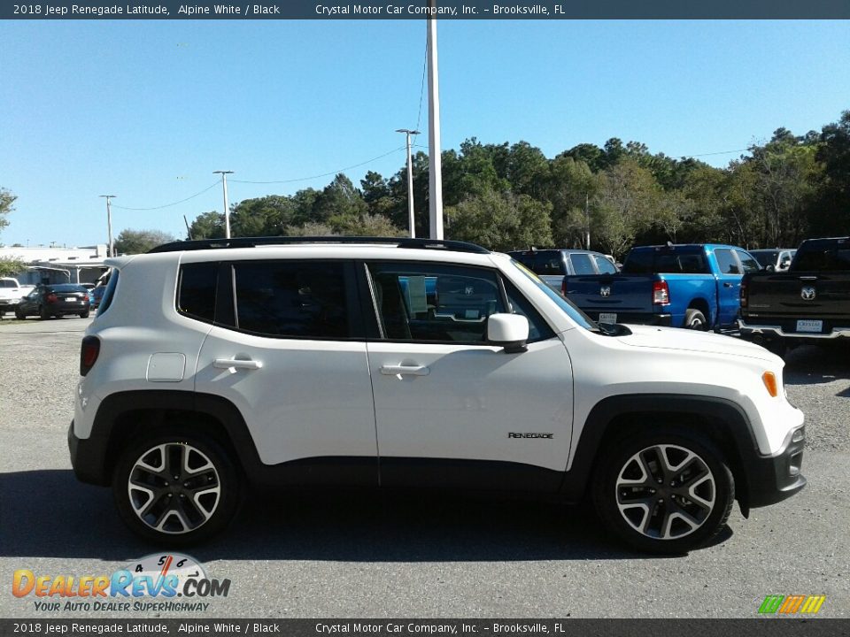 2018 Jeep Renegade Latitude Alpine White / Black Photo #6