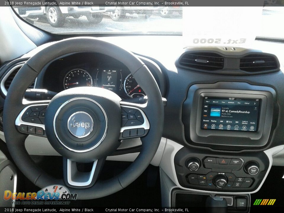 2018 Jeep Renegade Latitude Alpine White / Black Photo #13