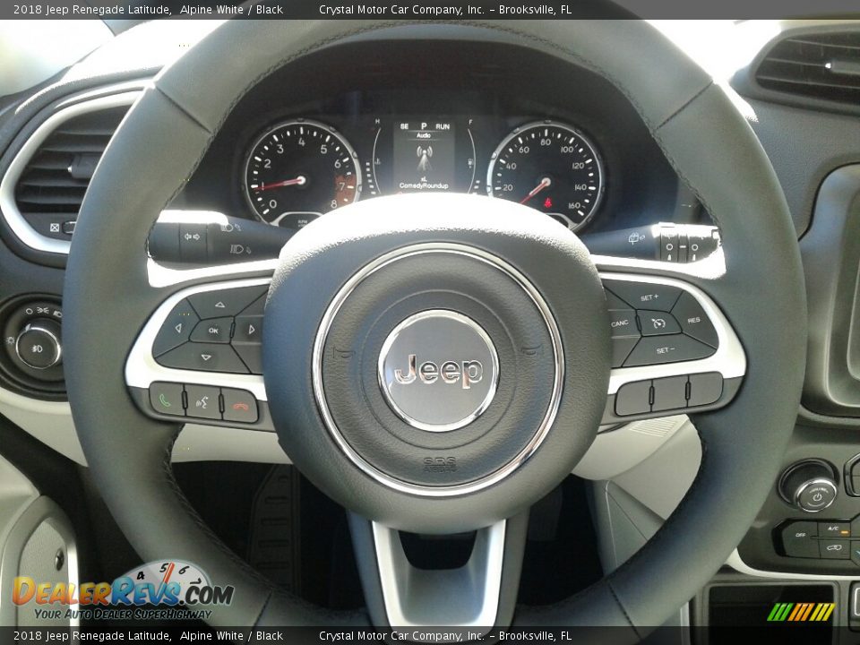 2018 Jeep Renegade Latitude Alpine White / Black Photo #14