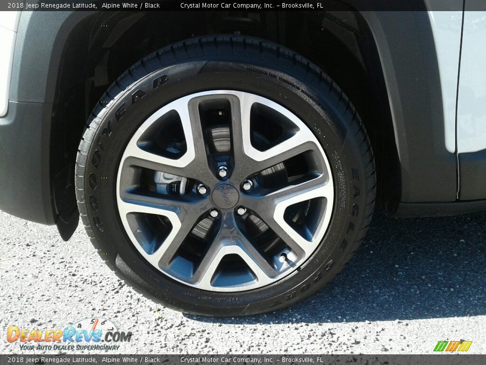 2018 Jeep Renegade Latitude Alpine White / Black Photo #20