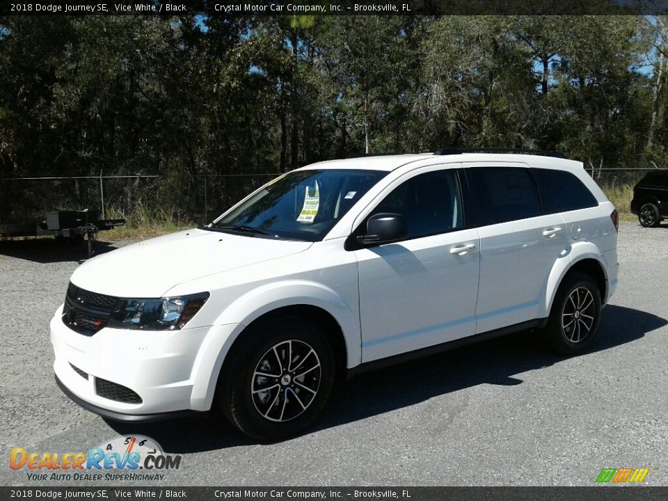 2018 Dodge Journey SE Vice White / Black Photo #1