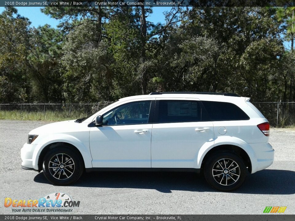 2018 Dodge Journey SE Vice White / Black Photo #2