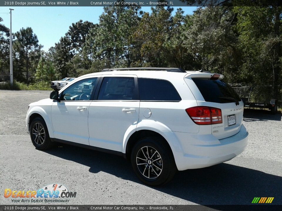 2018 Dodge Journey SE Vice White / Black Photo #3