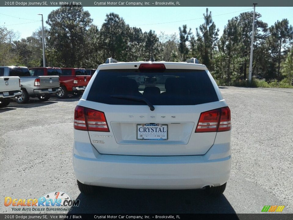 2018 Dodge Journey SE Vice White / Black Photo #4