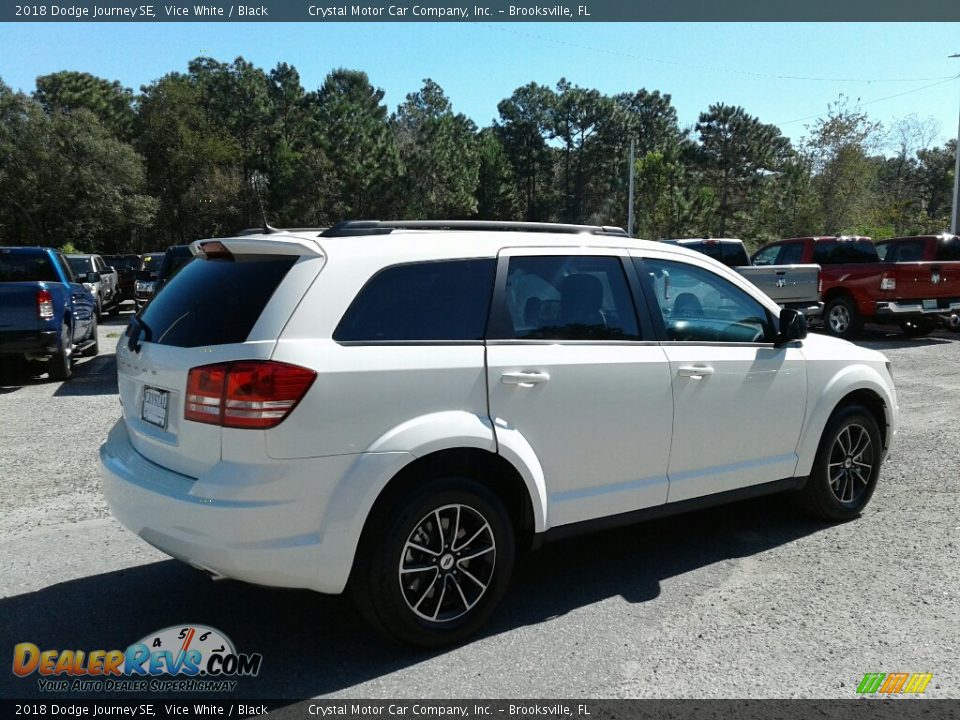 2018 Dodge Journey SE Vice White / Black Photo #5