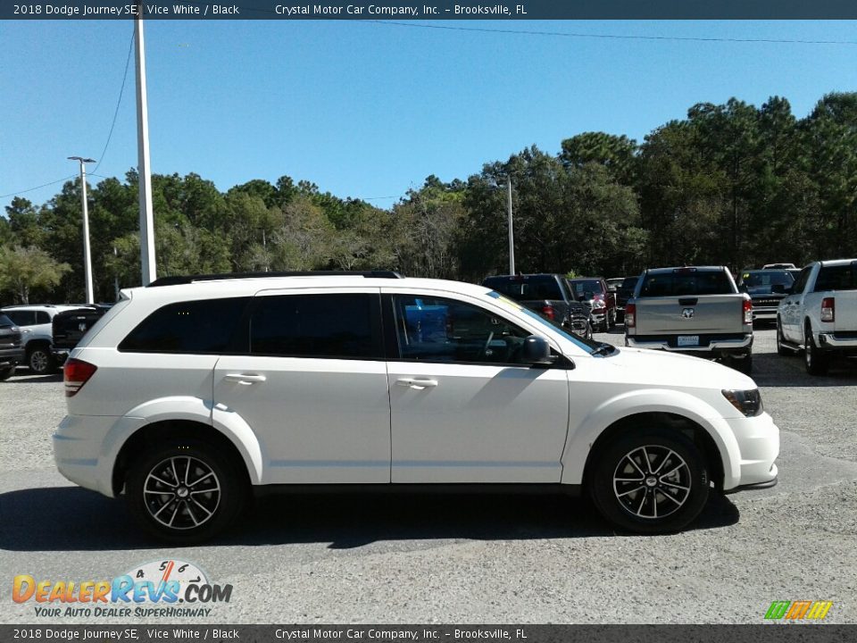 2018 Dodge Journey SE Vice White / Black Photo #6