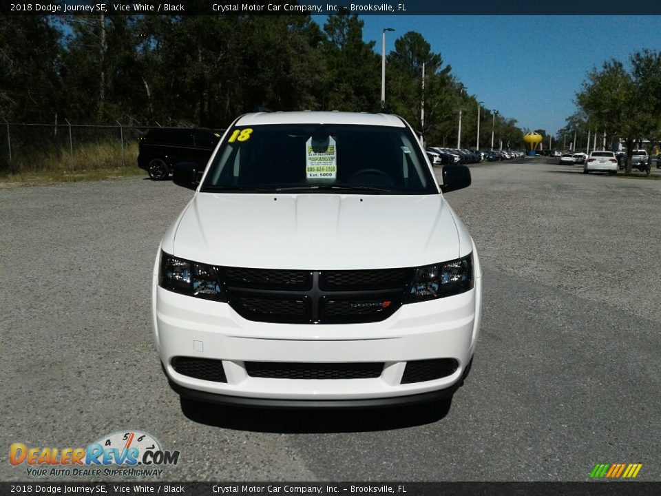 2018 Dodge Journey SE Vice White / Black Photo #8