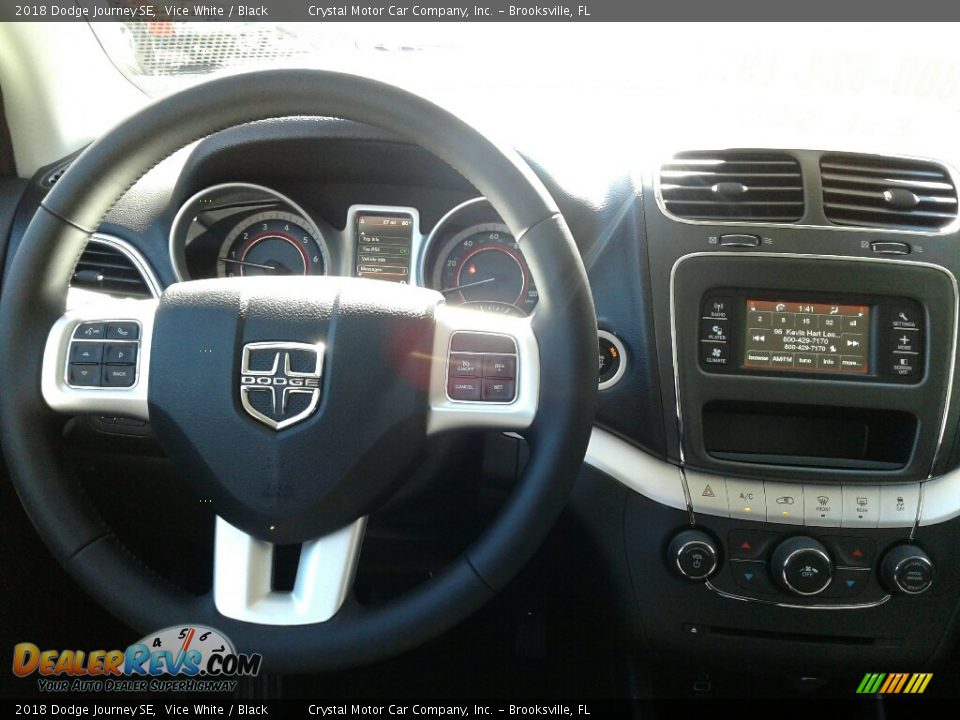2018 Dodge Journey SE Vice White / Black Photo #13