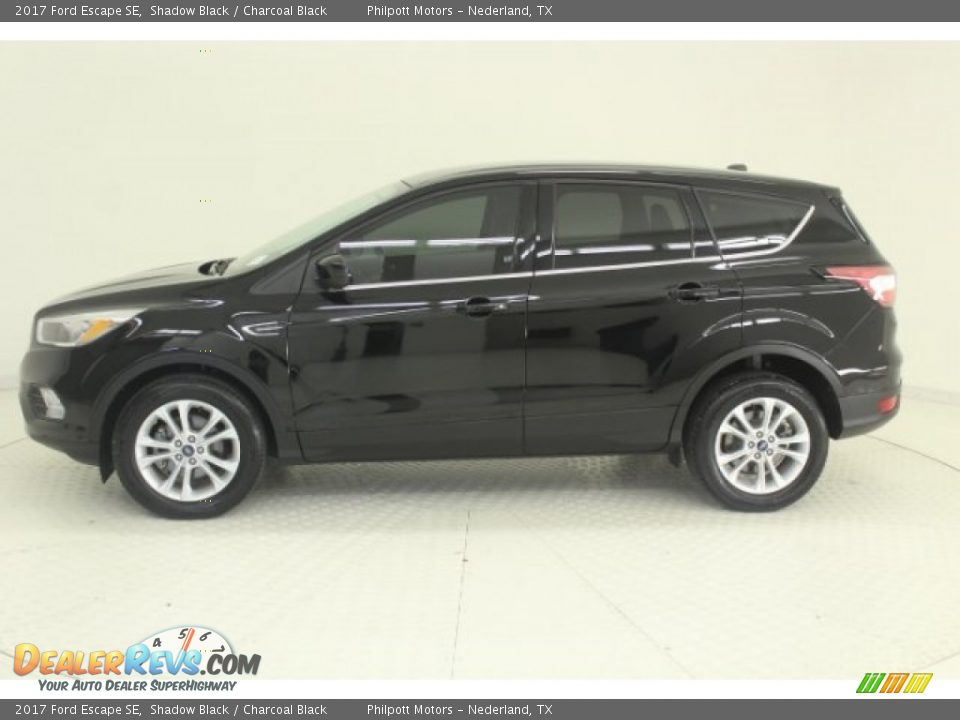 2017 Ford Escape SE Shadow Black / Charcoal Black Photo #4