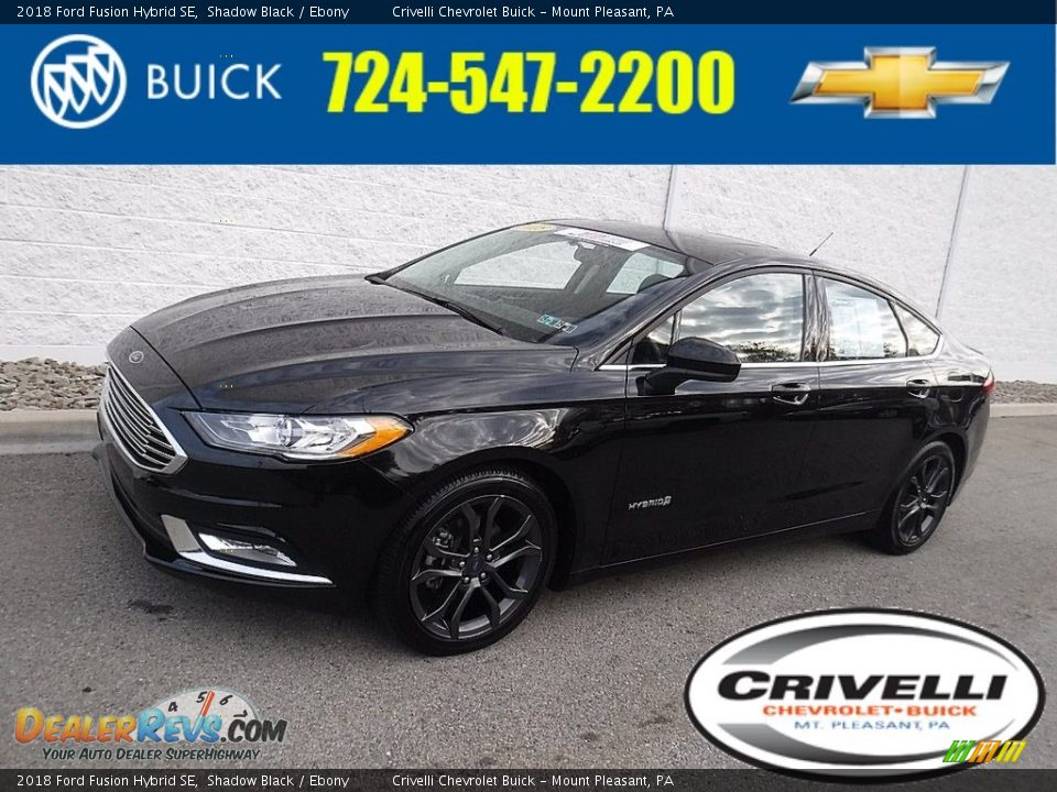 2018 Ford Fusion Hybrid SE Shadow Black / Ebony Photo #1