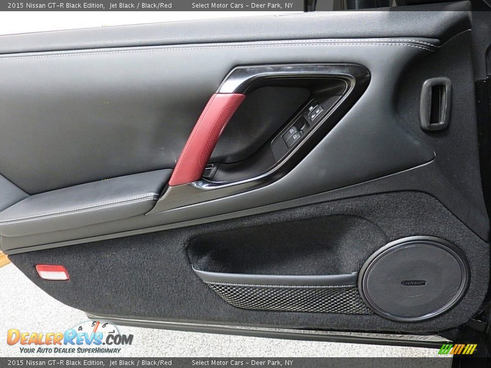 Door Panel of 2015 Nissan GT-R Black Edition Photo #17