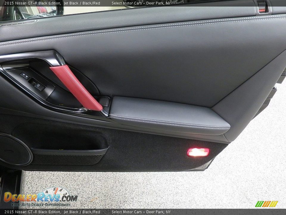 2015 Nissan GT-R Black Edition Jet Black / Black/Red Photo #18