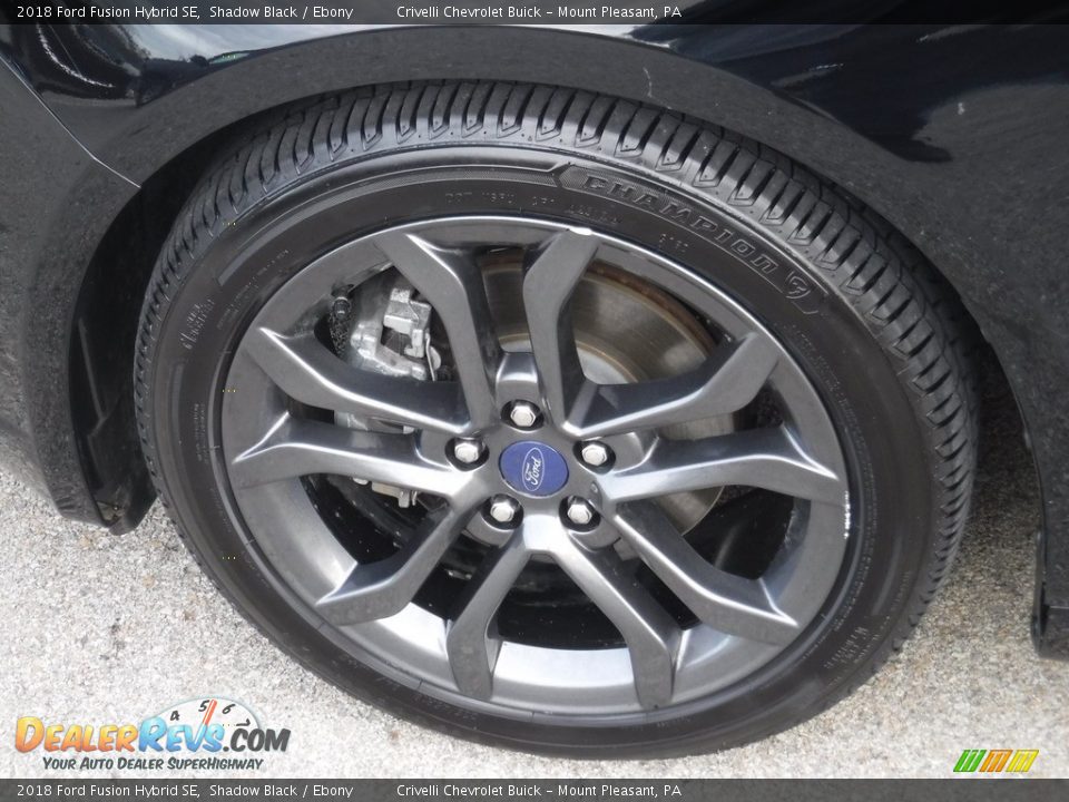2018 Ford Fusion Hybrid SE Shadow Black / Ebony Photo #4