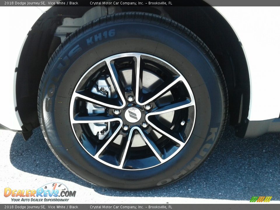 2018 Dodge Journey SE Vice White / Black Photo #20