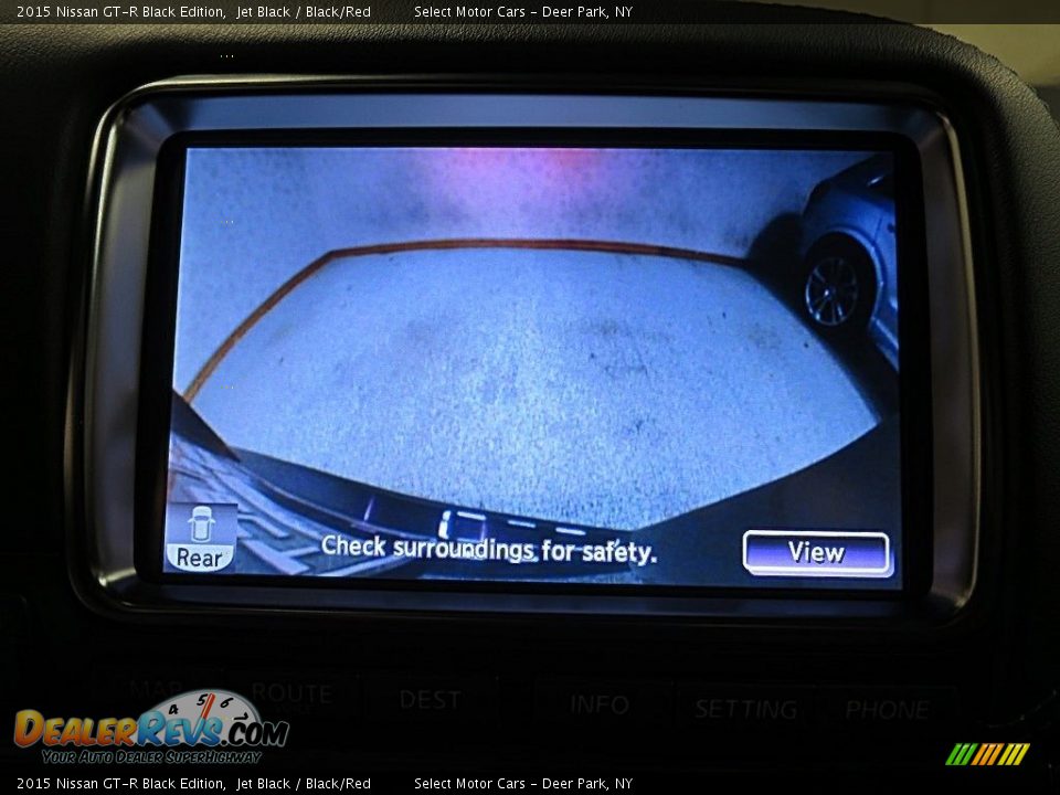 2015 Nissan GT-R Black Edition Jet Black / Black/Red Photo #23